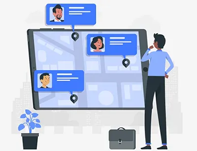 Passenger location data sent to agents during support calls
